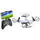SKY RIDER Pro Quadcopter Drone with Wi-Fi Camera, Remote and Phone Holder, White DRW331W