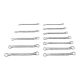 TEKTON 1/4-13/16 in., 6 mm to 19 mm 45-Degree Offset Box End Wrench Set (12-Piece) WBE90301