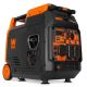 WEN Quiet and Light-Weight 4800W Dual Fuel RV-Ready Electric Start Portable Inverter Generator, Fuel Shut Off, CO Watchdog
