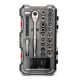 Husky 3/8 in. Drive Ratchet and Socket Set in Build-Out Case (45-Piece) H3D45BUILDSWS