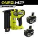 RYOBI ONE+ HP 18V 18-Gauge Brushless Cordless AirStrike Brad Nailer with ONE+ 18V 8.0 Ah HIGH PERFORMANCE Battery (2-Pack) P322-PBP2008