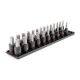 TEKTON 1/2 Inch Drive Hex Impact Bit Socket Set with Rails, 24-Piece (1/4-3/4 in., 6-19 mm) SIB92201