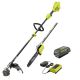 RYOBI 40V 15 in. Expand-It Cordless Battery Attachment Capable String Trimmer & Pole Saw with 4.0 Ah Battery and Charger
