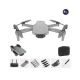 Lukyamzn 1080P 4k HD Dual Camera RC Foldable Quadcopter Helicopter Drone with Real-Time Transmission, Wi-Fi FPV, Gray SA17-227B075