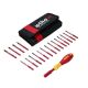 Wiha 19-Piece Insulated SoftFinish SlimLine Multi-Bit Blade Screwdriver Set 28398
