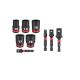 Milwaukee SHOCKWAVE 3/8in Drive Metric 6-Point Impact Socket Set (6-Pc) & Impact Duty 1/4in Hex Shank Socket Adapter Set (3-Pc) 49-66-7036-48-32-5033