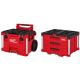 Milwaukee PACKOUT 22 in. Rolling Modular Tool Box LP Handleand 22 in. 3 Drawer 48-22-8427-8443