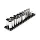 TEKTON 1/4,3/8,1/2 in. Drive Deep 6-Point Socket Set with Rails, 26-Piece (5/32-1-1/2 in. ) SHD99205