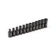 TEKTON 3/8 in. Drive 6-Point Universal Joint Impact Socket Set, 12-Piece (8-19 mm) SID97002