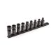 TEKTON 3/8 in. Drive 6-Point Universal Joint Impact Socket Set with Rail, 9-Piece (5/16-3/4 in. ) SID97100