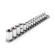 TEKTON 3/8,1/2 Inch Drive External Star Socket Set with Rail, 14-Piece (E4-E24) SHD99100