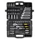 VEVOR 121-Piece Mechanics Tool Set, 1/4 in. 3/8 in. 1/2 in. Drive Sockets, SAE and Metric Mechanic Tool Kit with Bits SDJXGJTZ1438OZV5AV0