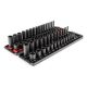 TEKTON 1/4 in. Drive 12-Point Impact Socket Set with Rails and Trays, 58-Piece (5/32-11/16 in., 4-17 mm) SID90205