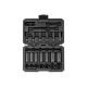 TEKTON 1/4 Inch Drive 6-Point Impact Socket Set with Case, 29-Piece (5/32-11/16 in. ) SID90401