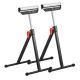 VEVOR 2-Pack Roller Stands 27.44 in. x 16.93 in. 135 lbs. Load Capacity Adjustable Height Folding Stationary Roller Stands DZGTMGGJ2JZ1IM5TRV0