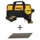 DEWALT 20V 30° Cordless Framing Nailer Kit and 3 in. Off-Set Round Head Nail (2500-Pieces) w/ 5Ah Lithium-Ion Battery & Charger DCN930P1W131FH