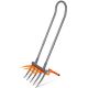 WaLensee 48 in. 9-Tine Steel Handle Cultivator Tiller for Garden and Lawn 2-in-1 Garden Cultivation Tool GT-CT009-D28