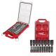Milwaukee 3/8 in. Drive Metric Ratchet and Socket Tool Set and 3/8 in. Drive Metric Deep Well Impact PACKOUT Socket Set (51-Piece) 48-22-9482-49-66-6801