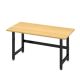 60 in. W x 30 in. D Heavy Duty Workbench with Rubber Wood Tabletop 4d20260RB