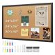 NVNOO 18 in. x 24 in. All-Weather Soft Wooden Bulletin Board with Frame (1-pack)﻿ 4R7X8C2Y