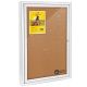 NVNOO 36 in. x 24 in. Outdoor Enclosed Aluminium Frame Cork Bulletin Board for School, Office, Hospital (1-pack) 9Z8U2Q1B
