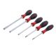 Wiha 5-Piece Soft Finish XHeavy Duty Slotted and Phillips Screwdriver Set 53095