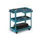 LITEKON Tool Storage 29.5 in.-330 Lbs Capacity Tool Cart on Wheels Bleu KF100265-02