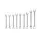 TEKTON Combination Wrench Set, 9-Piece (33-50 mm, Common Sizes) WCB90211