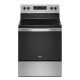 Whirlpool - 5.3 Cu. Ft. Freestanding Electric Range with Self-Cleaning and Frozen Bake™ - Stainless Steel