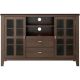 Simpli Home - Artisan Solid Wood 53 inch Wide Transitional TV Media Stand For TVs up to 60 inches - Tobacco Brown