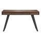 Simpli Home - Lowry Rectangular Modern Industrial Solid Acacia Wood 2-Drawer Table - Rustic Natural Aged Brown