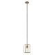 Camden&Wells - Cuadro Square Framed Pendant - Brass