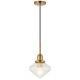 Camden&Wells - Zariza Clear Glass Pendant - Brass