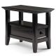 Simpli Home Amherst Narrow Side Table - Hickory Brown