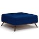 Simpli Home Owen Square Coffee Table Storage Ottoman - Blue