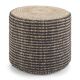 Simpli Home Larissa Round Braided Pouf - Natural