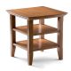 Simpli Home Acadian End Table - Light Golden Brown