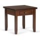 Simpli Home Artisan End Table - Russet Brown