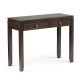 Simpli Home Cosmopolitan Console Sofa Table - Mahogany Brown