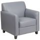 Flash Furniture HERCULES Diplomat Series LeatherSoft Chair - Gray