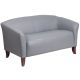 Flash Furniture HERCULES Imperial Series LeatherSoft Loveseat - Gray