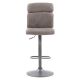 CorLiving Palmer Adjustable High Back Distressed Barstool, (Set of 2) - Grey