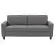 CorLiving Georgia Fabric Three Seater Sofa Grey