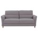 CorLiving Georgia Upholstered Three Seater Sofa Light Grey