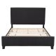 CorLiving Juniper Fabric Upholstered Bed, Queen Charcoal