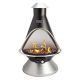 Cuisinart - Chiminea Propane Fire Pit - Black