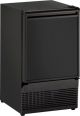 U-Line - 15in. 25-lb Crescent Ice Maker - Black