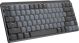Logitech - MX Mechanical Mini Compact Wireless Mechanical Tactile Switch Keyboard for Windows/macOS with Backlit Keys - Graphite