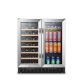Lanbo - 70 Can 33 bottle Wine and Beverage Cooler - Black