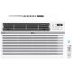 LG - 1,000 Sq-ft 18,000 BTU Smart Window Air Conditioner - White